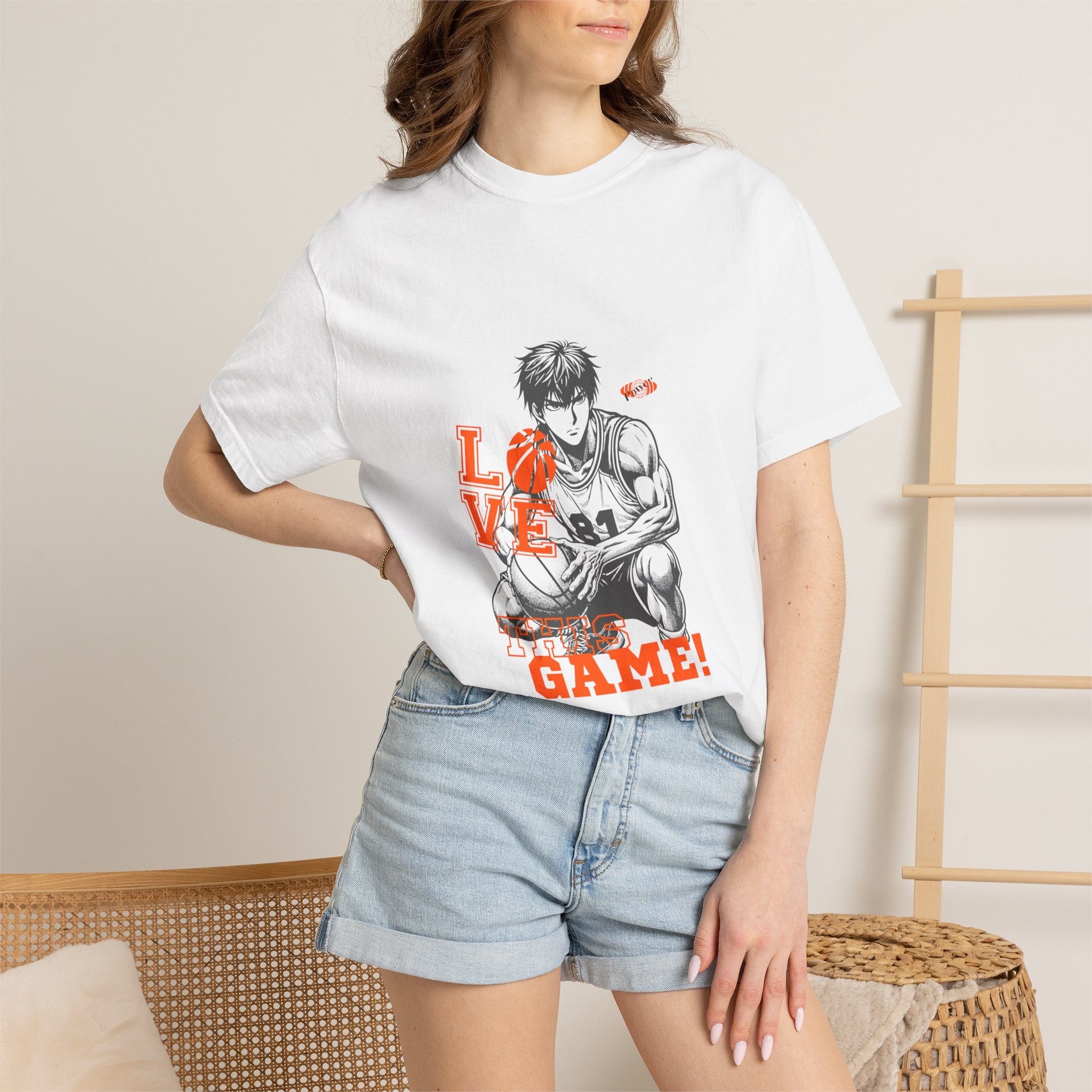 Basketball Manga 'Love Game!' Graphic T-Shirt — Anime Sports Tee