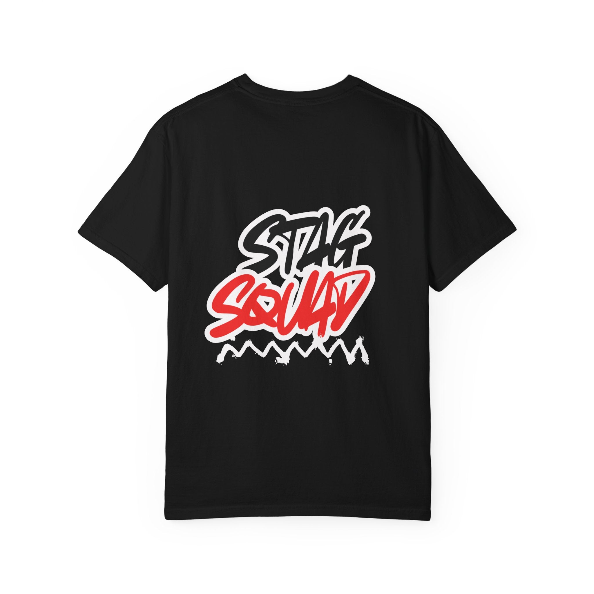 Stag Squad T-Shirt  Bold Script Party Tee for Groomsmen & Bachelor Parties