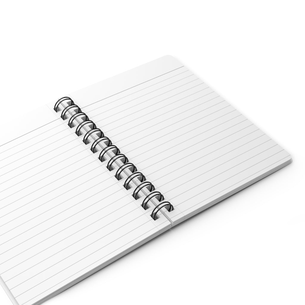 Kisses & XOXO Spiral Journal — Romantic Lip Print Notebook for Valentines, Love Notes & Gifts