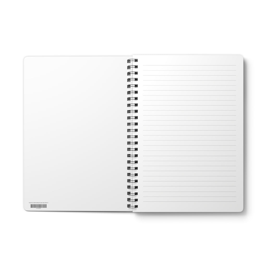 Teaching Is Love in Action A5 Spiral Notebook — Teacher Gift, Pink Doodle School Icons