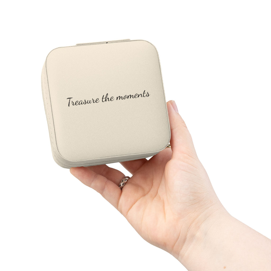 Compact Travel Jewelry Case — 'Treasure the Moments' Portable Organizer