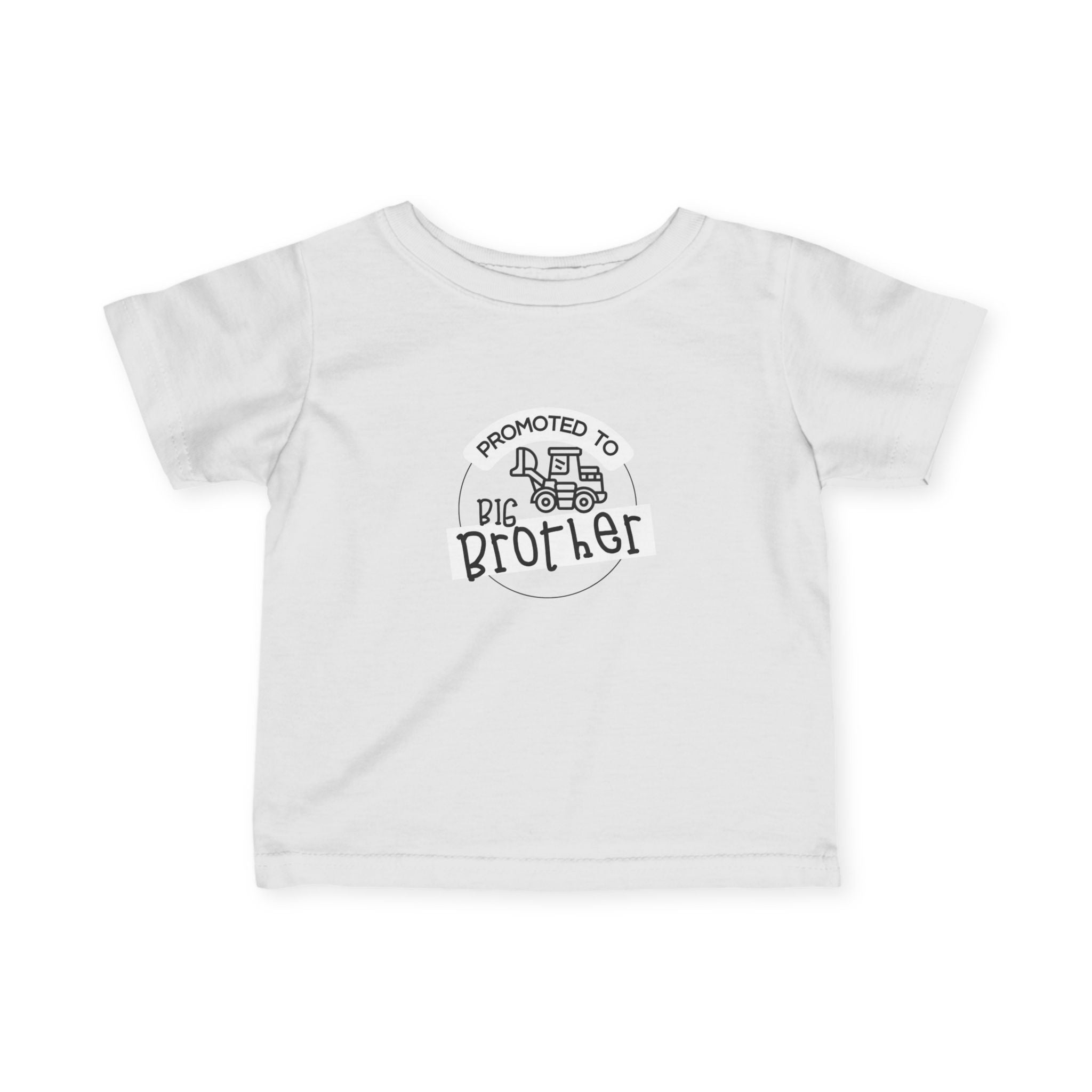 Infant Tee  "Promoted to Big Brother" Announcement Shirt