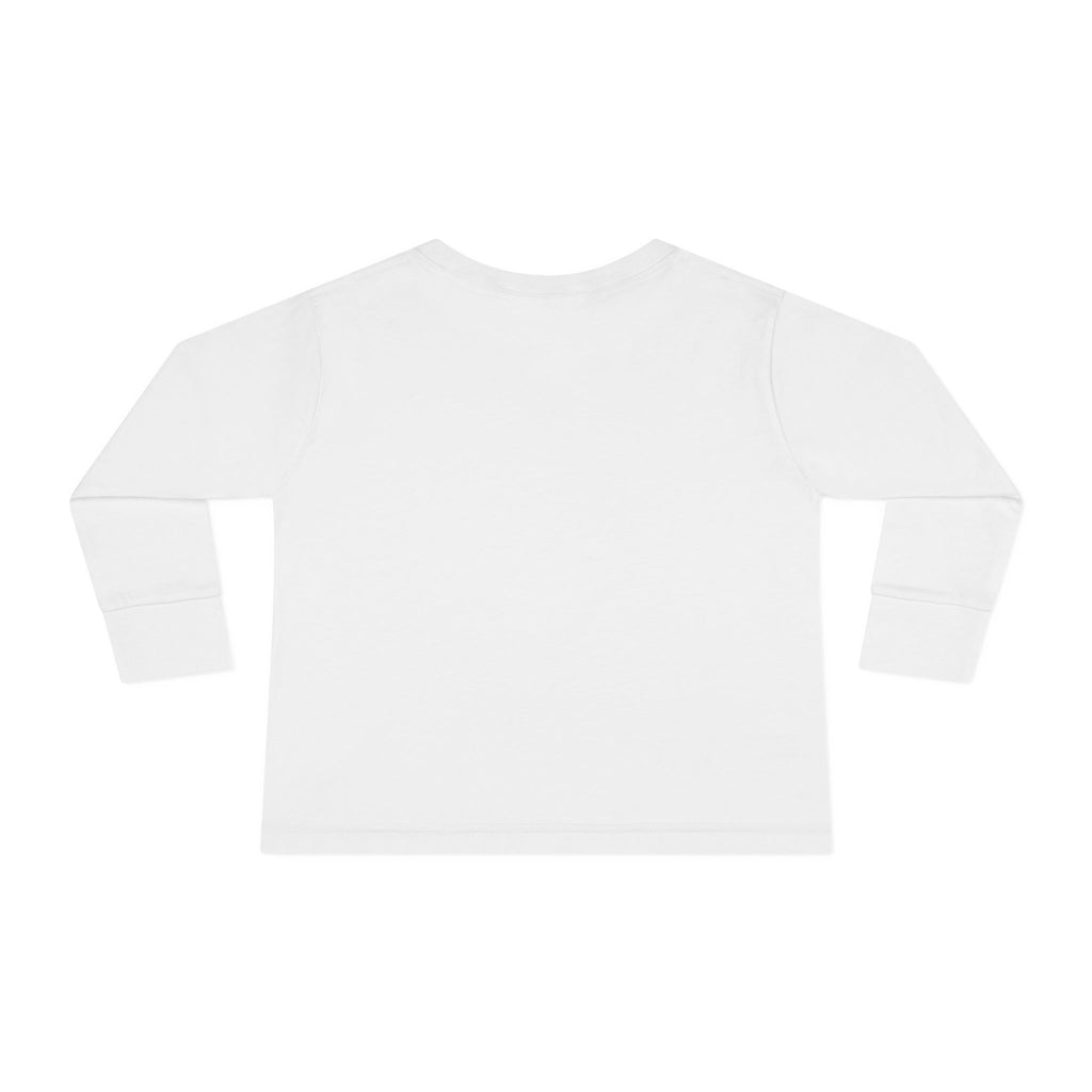 Big Sister Toddler Long Sleeve Tee — Pastel Rainbow Sibling Shirt