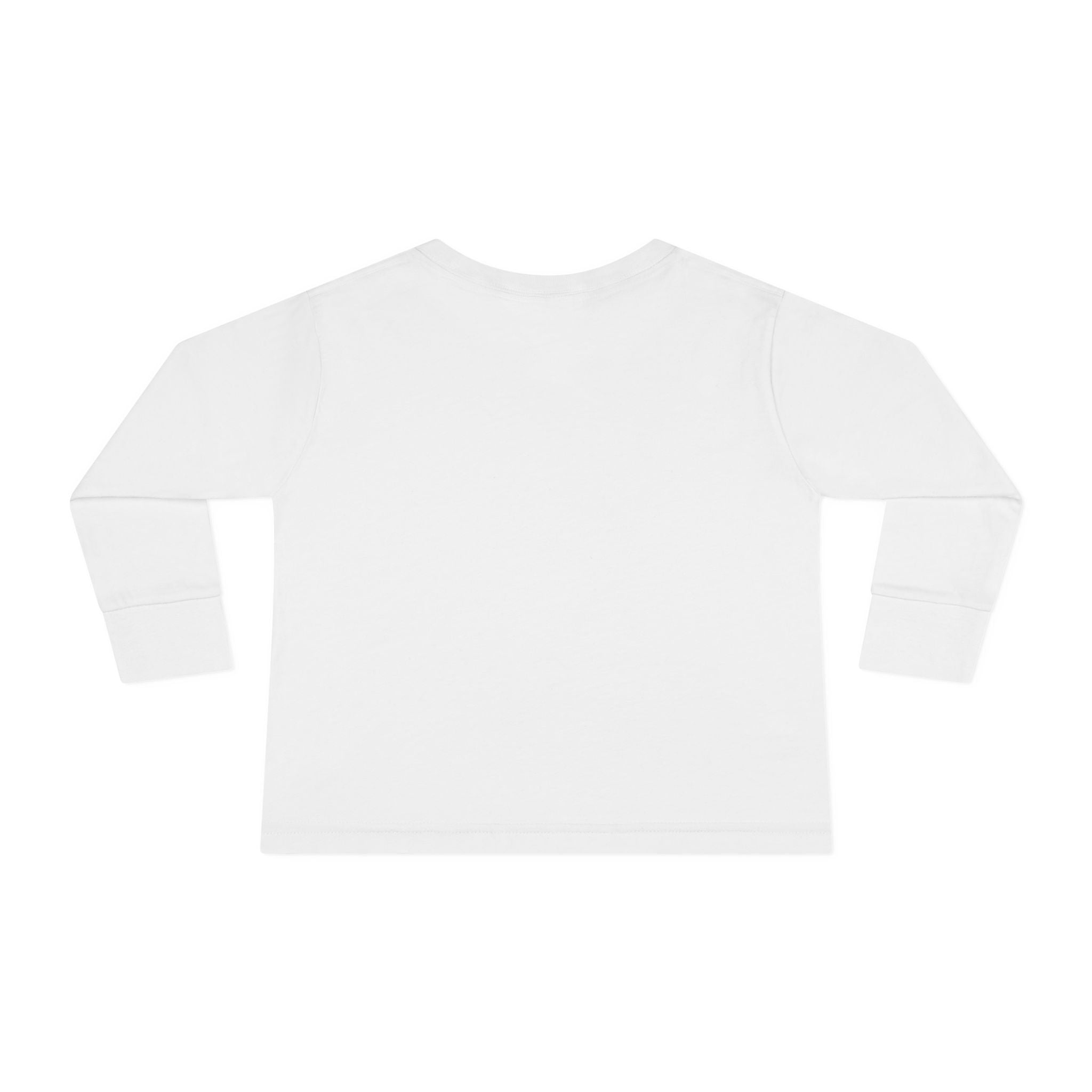 Big Sister Toddler Long Sleeve Tee — Pastel Rainbow Sibling Shirt